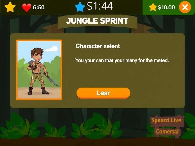 Zip Jungle Sprint Gameplay Screenshot